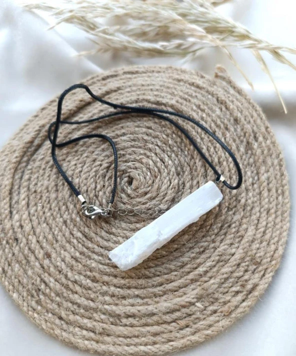 Kolye Gerdanlık Çakra Yoga Reiki Doğal KuvarsTaş Kolye Takı Aksesuar - Resim 3