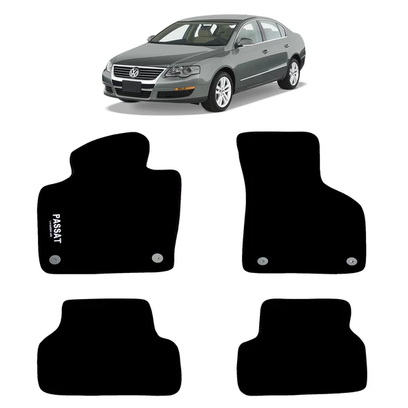 Rizline Volkswagen Passat B6  2005-2010 Halı Paspas Siyah