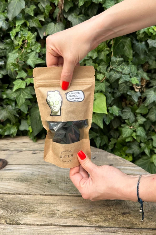 Açık Yeşil Granül Mum Boyası 100 gram ürün görseli