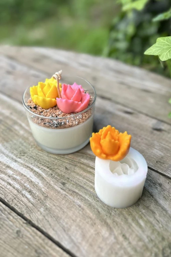 Juvenna Sukulent Mum Kalıbı (Silikon) (1 Adet) ürün görseli