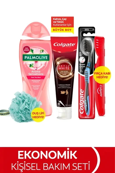 Colgate & Palmolive Avantaj PK (Diş Macunu 125ML+Diş Fırçası+Saklama Kabı+Duş Jeli 750ML+Banyo Lifi) - 2
