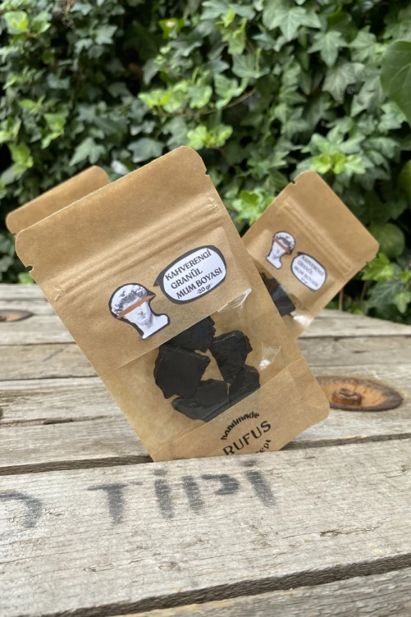 Kahverengi Granül Mum Boyası 20 gram ürün görseli