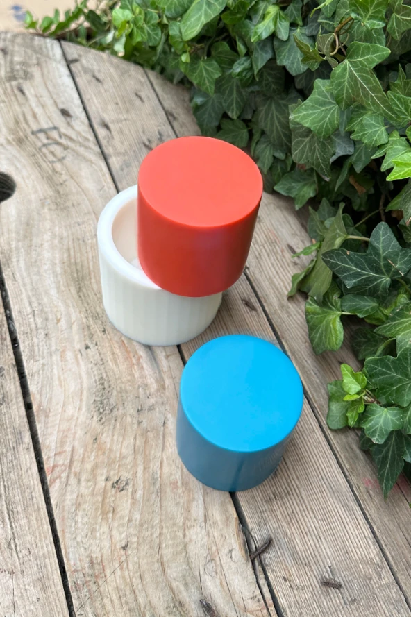 Silindir 3D Mum Kalıbı 8x8x8 ( Silikon ) 1 Adet - Resim 3