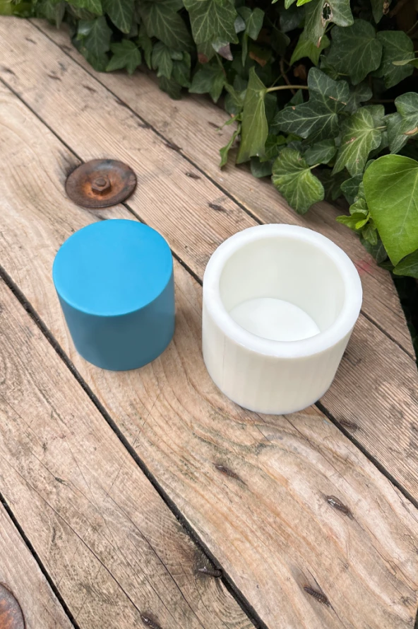 Silindir 3D Mum Kalıbı 8x8x8 ( Silikon ) 1 Adet - Resim 4