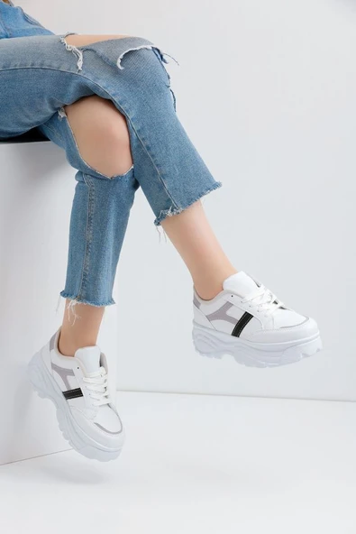 6 Cm Yüksek Taban Kadın Spor Ayakkabı Devida Air Vega Series X502 ürün görseli