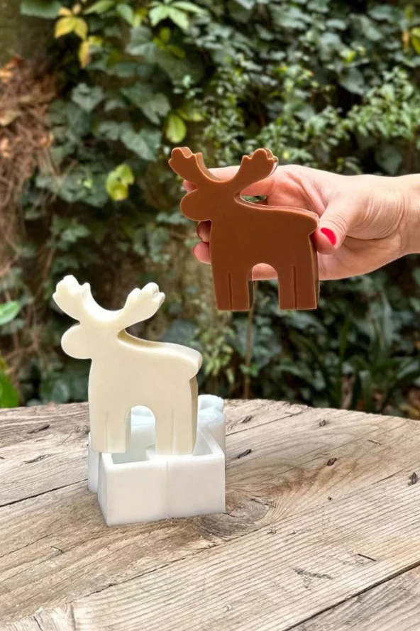 Geyik 2D Mum Kalıbı (Silikon) (1 Adet) ürün görseli