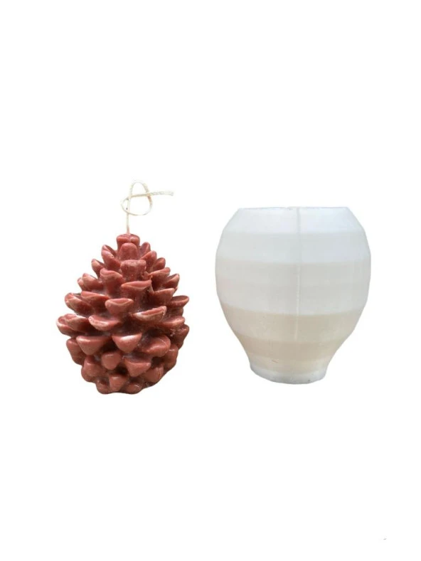 Kozalak Mum Kalıbı ( Silikon ) 1 Adet ürün görseli