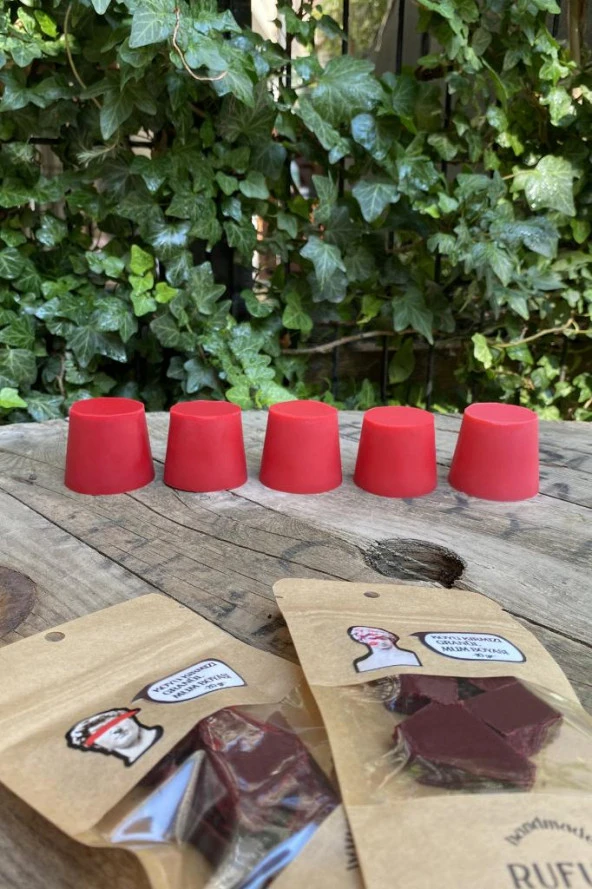 Koyu Kırmızı Granül Mum Boyası 50 gram - Resim 2