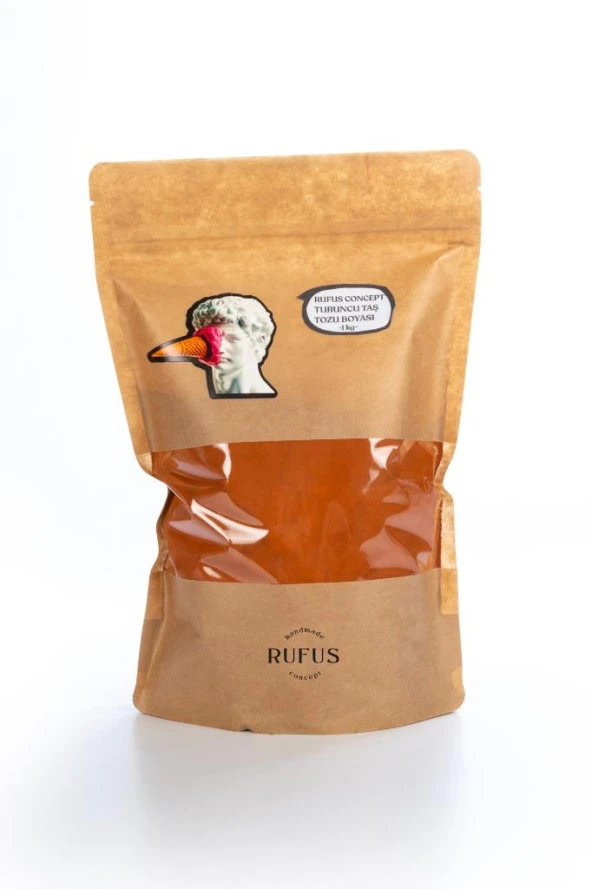 Turuncu Taş Tozu Boyası ( 1 kg ) ürün görseli