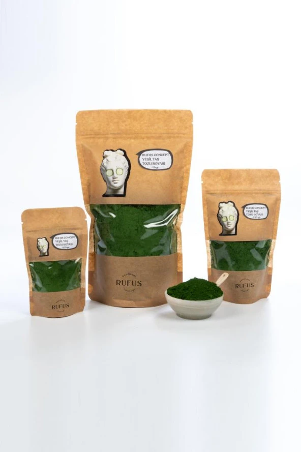 Yeşil Taş Tozu Boyası ( 1 kg ) - Resim 3