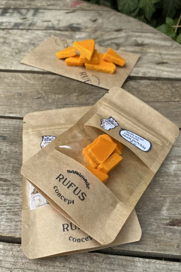 Açık Sarı Granül Mum Boyası 50 gram - Resim 5