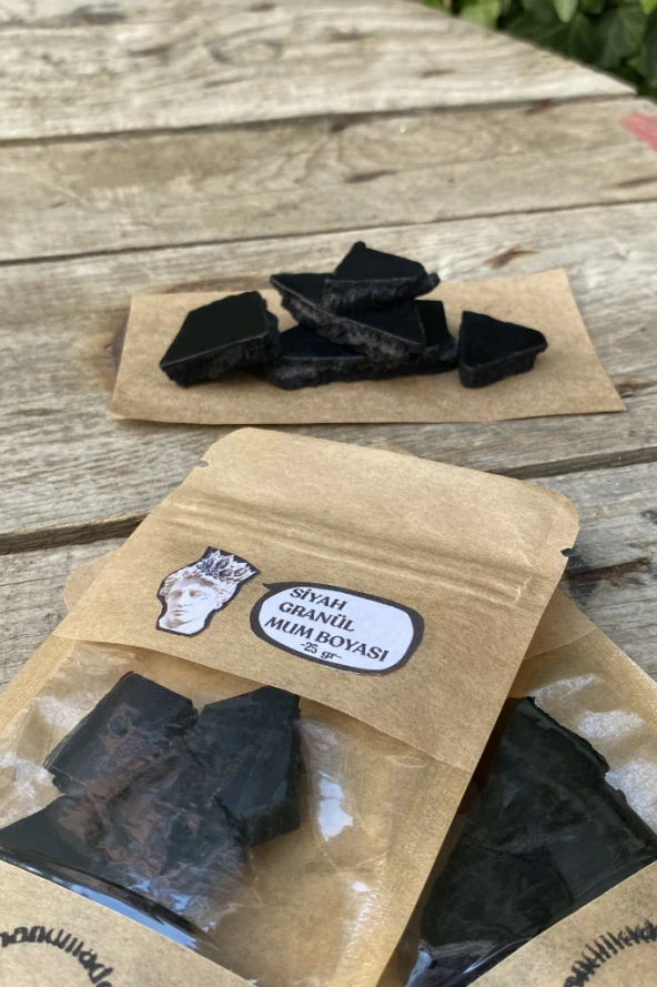 Siyah Granül Mum Boyası 50 gram - Resim 3