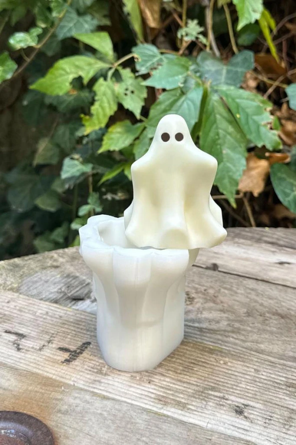 3D Hayalet Mum Kalıbı ( Silikon ) 1 Adet - Resim 2