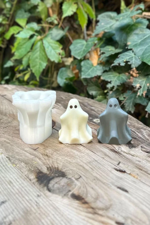 3D Hayalet Mum Kalıbı ( Silikon ) 1 Adet - Resim 3