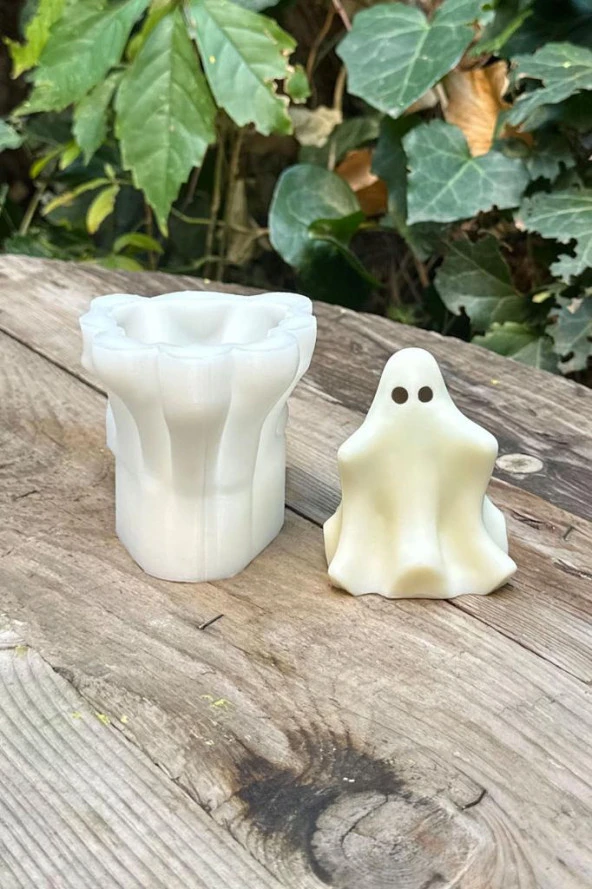 3D Hayalet Mum Kalıbı ( Silikon ) 1 Adet - Resim 4