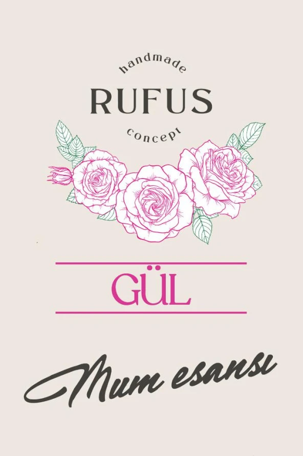 Gül Mum Esansı 20ml 1 Adet - Resim 2