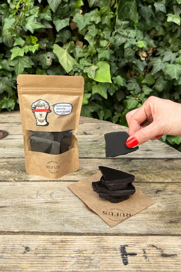 Kahverengi Granül Mum Boyası 100 gram - Resim 4