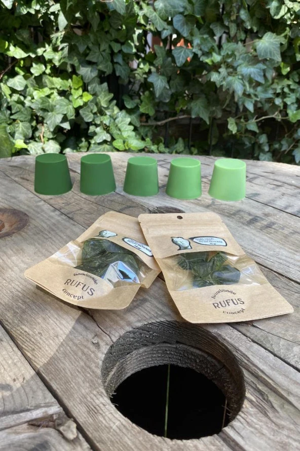 Açık Yeşil Granül Mum Boyası 50 gram - Resim 2