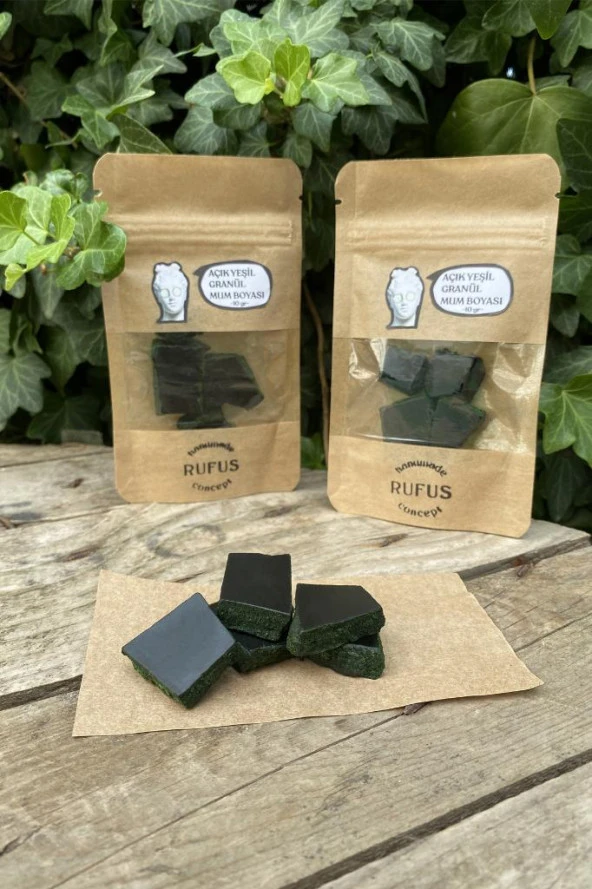 Koyu Yeşil Granül Mum Boyası 10 gram ürün görseli