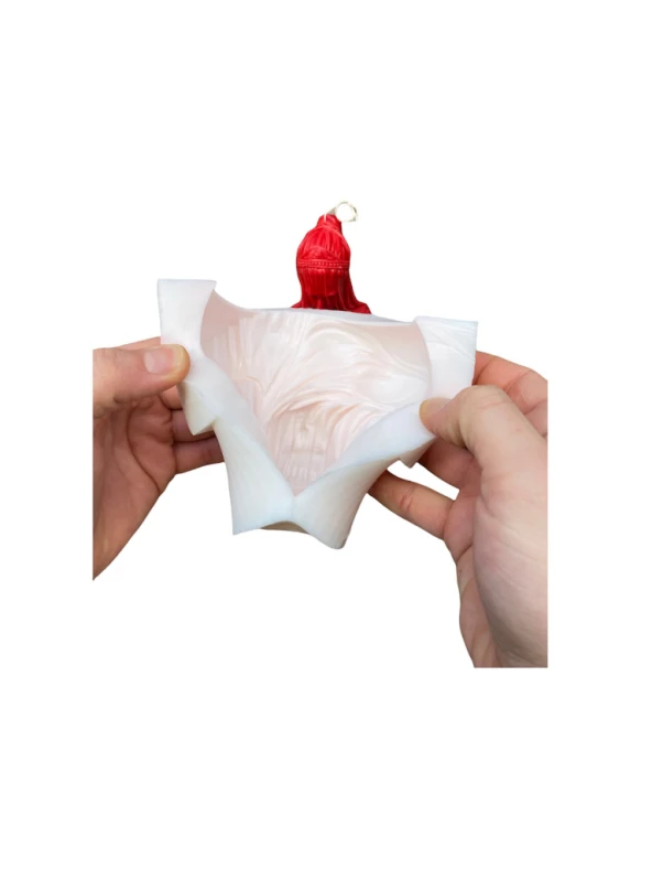 Duvaklı Meryem Mum Kalıbı ( Silikon ) 1 Adet - Resim 2