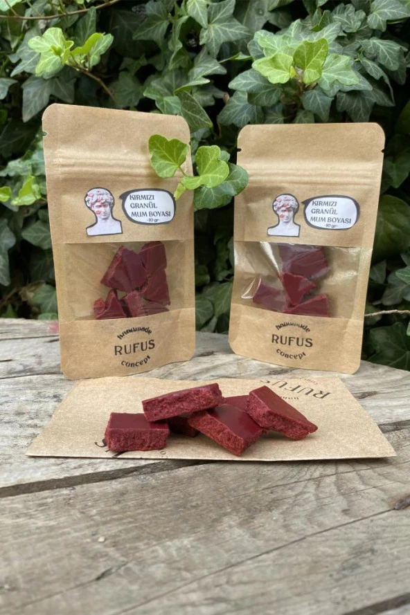 Kırmızı Granül Mum Boyası 10 gram ürün görseli