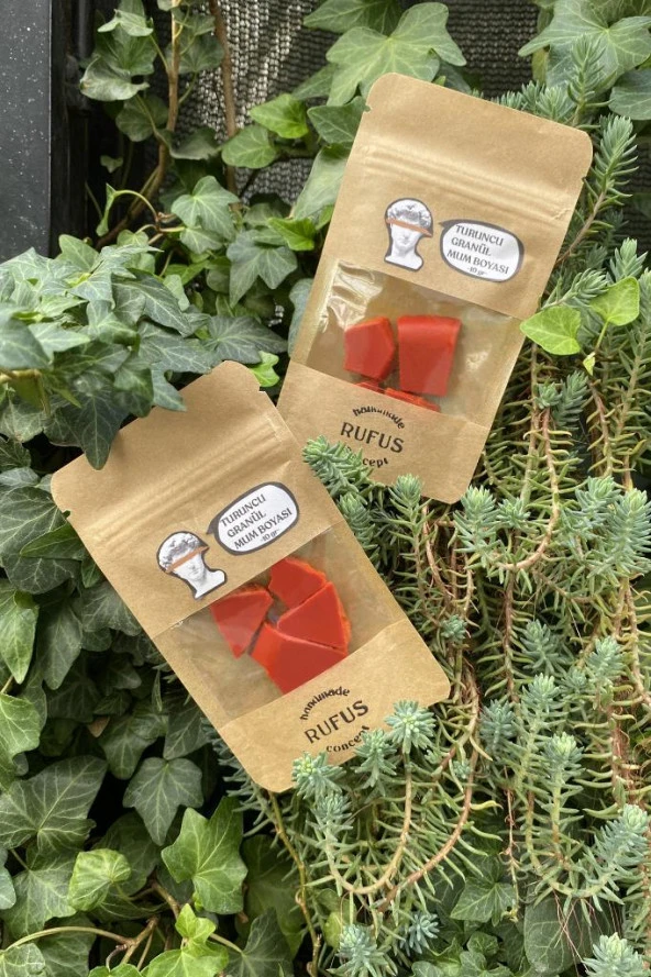 Turuncu Granül Mum Boyası 10 gram