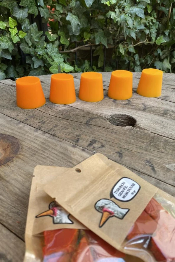 Turuncu Granül Mum Boyası 10 gram - 3