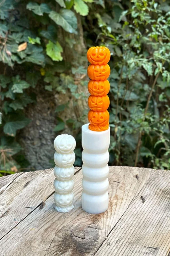 Kabak Totem Tekli Mum Kalıbı ( Silikon ) 1 Adet - 3