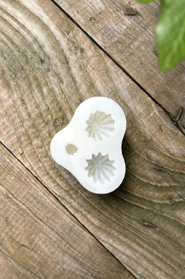 Ball Mini Üçlü Sukulent Mum Kalıbı (Silikon) (1 Adet) - 8