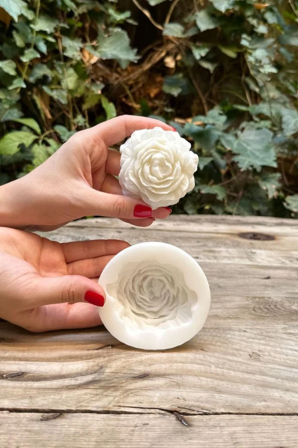 Şakayık Küçük Mum Kalıbı ( Silikon ) 1 Adet ürün görseli