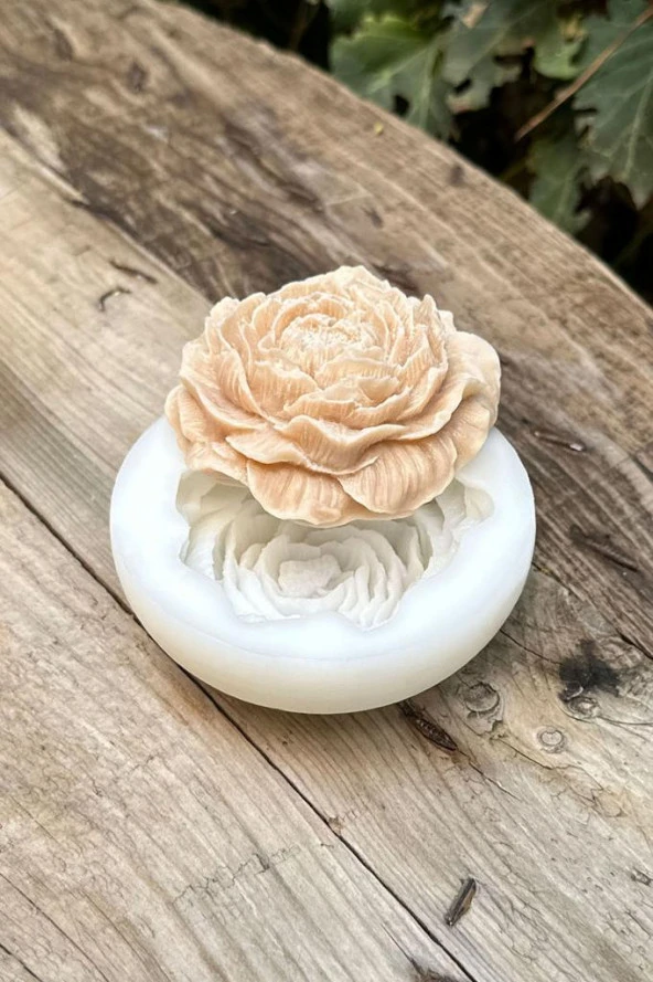 Şakayık Küçük Mum Kalıbı ( Silikon ) 1 Adet - Resim 7