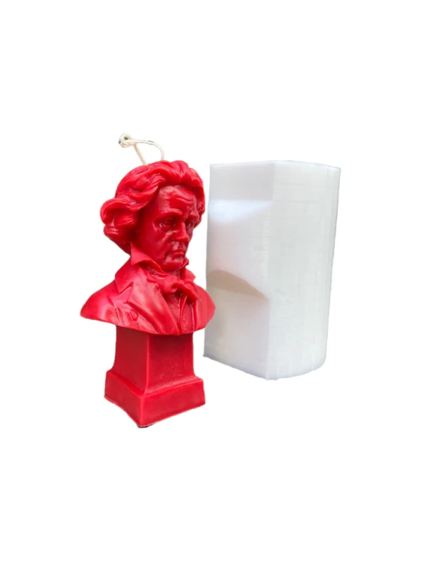 Beethoven Mum Kalıbı ( Silikon ) 1 Adet ürün görseli