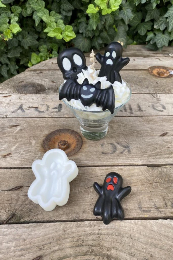 Hayalet Mum Kalıbı ( Silikon ) 1 Adet - Resim 2