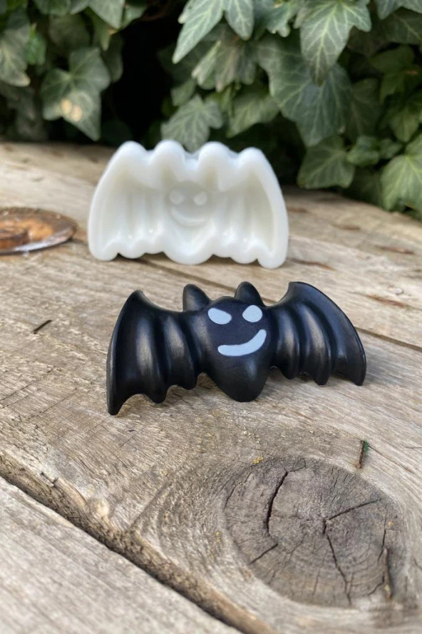 Yarasa Tekli Mum Kalıbı ( Silikon ) 1 Adet - Resim 4