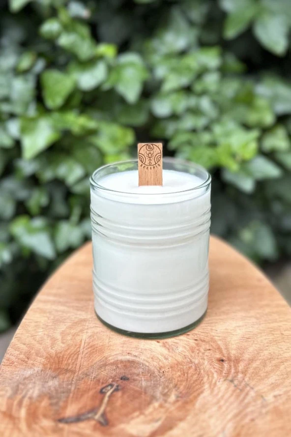 Ahşap Düz Model 15mm en x 100mm boy x 0,5mm kalınlık AKREP BURCU (MODEL-1) DESENLİ Mum Fitili + Sehpa - Resim 4