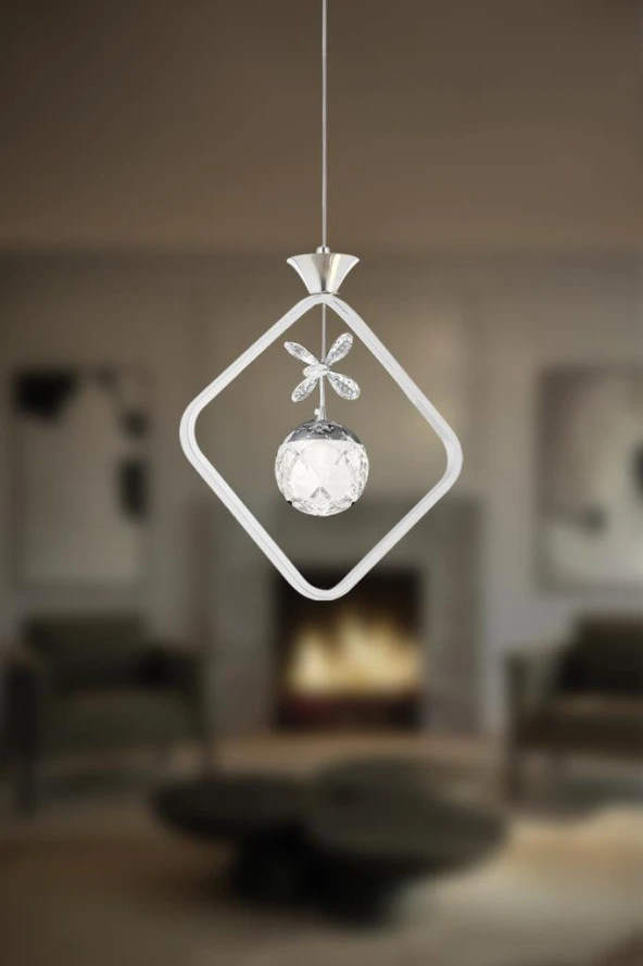 Eray Aydınlatma 2550-1 Krom Led Avize - Resim 2