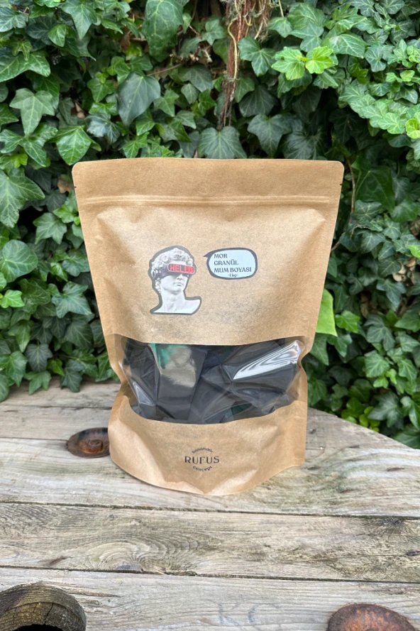 Mor Granül Mum Boyası 1000gr - Resim 5