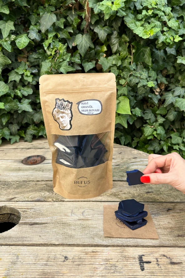 Mavi Granül Mum Boyası 250 gr ürün görseli