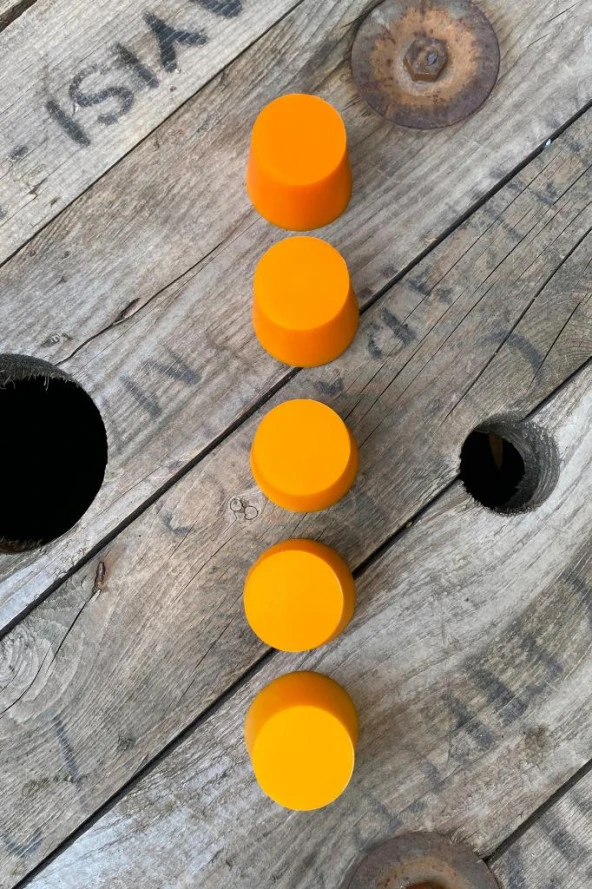 Turuncu Granül Mum Boyası 250 gr - Resim 3