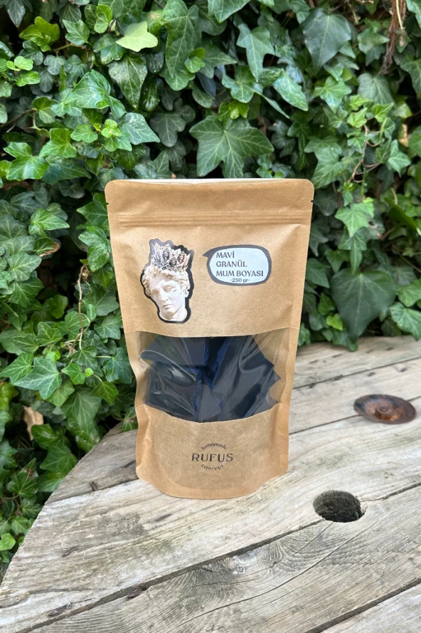 Mavi Granül Mum Boyası 250 gr - Resim 3