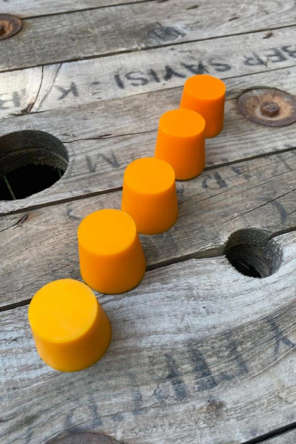 Turuncu Granül Mum Boyası 100 gram - Resim 7