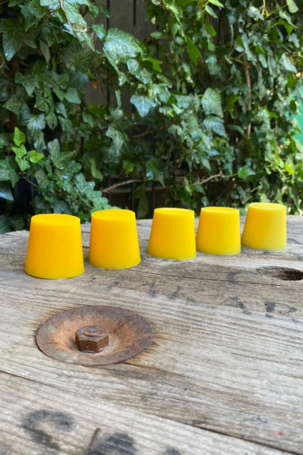 Açık Sarı Granül Mum Boyası 100 gram - Resim 6