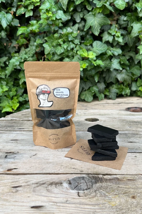 Mor Granül Mum Boyası 100 gram - Resim 2