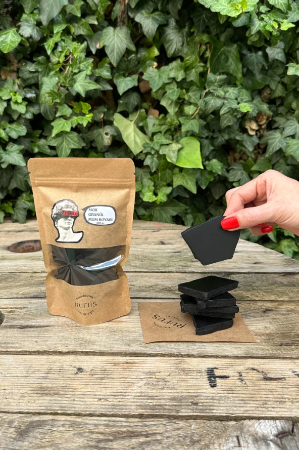 Mor Granül Mum Boyası 100 gram - Resim 6