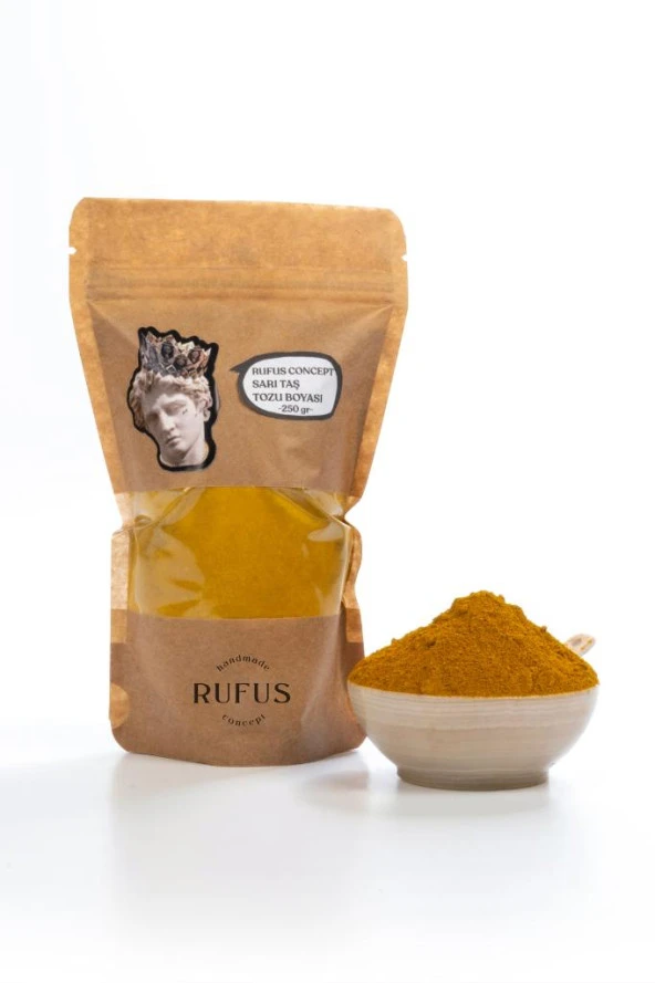 Sarı Taş Tozu Boyası ( 250 gr ) - Resim 7