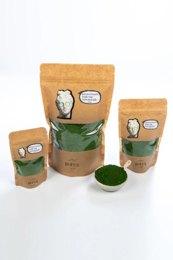 Yeşil Taş Tozu Boyası ( 250 gr ) - Resim 4