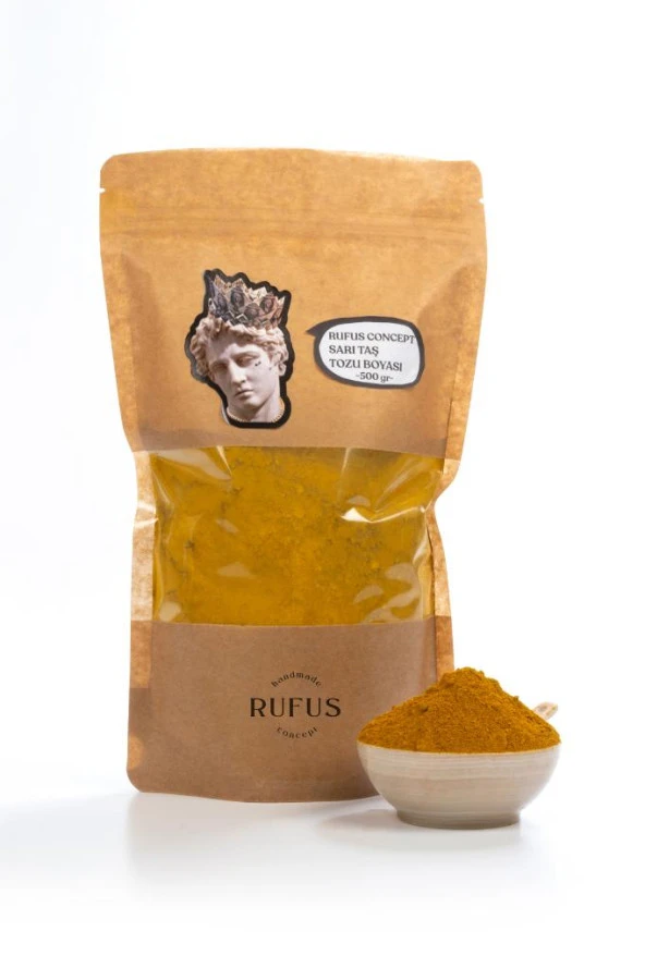 Sarı Taş Tozu Boyası ( 500 gr ) - Resim 6