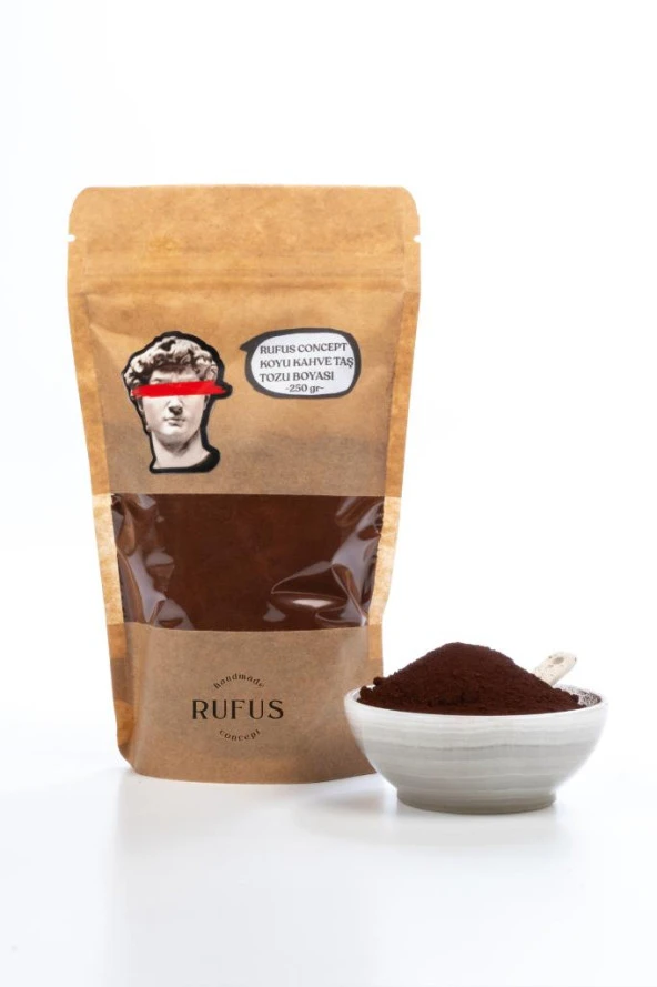 Koyu Kahverengi Taş Tozu Boyası ( 500 gr ) - Resim 5