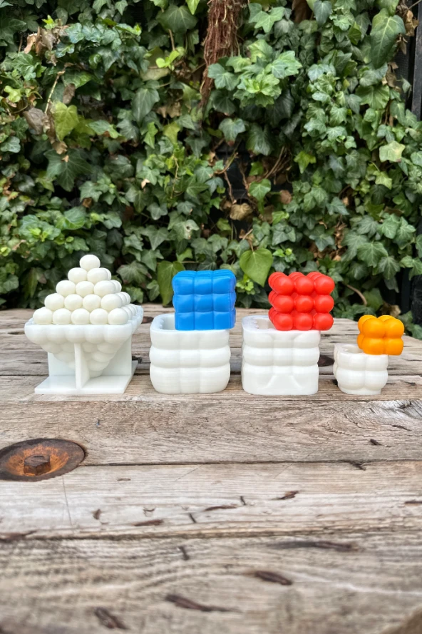 Bubble Set Mum Kalıpları (4 Adet Kalıp) - 2