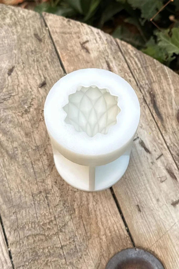 Yılbaşı Ağacı İnside Tekli Mum Kalıbı ( Silikon ) 1 Adet - Resim 3